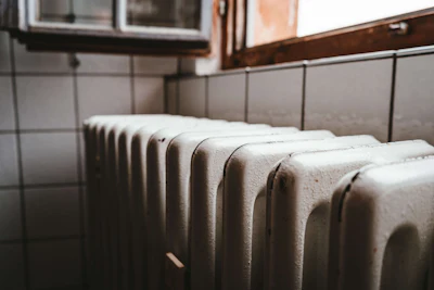Radiator under a window